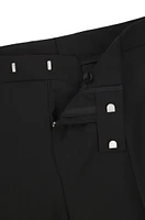 Regular-fit tuxedo trousers wool