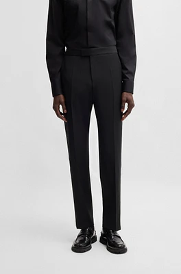 Regular-fit tuxedo trousers wool