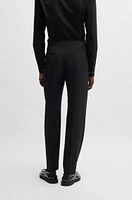 Regular-fit tuxedo trousers wool