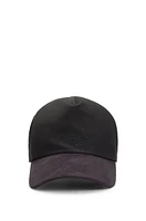 BOSS x Aston Martin cap with faux-suede visor