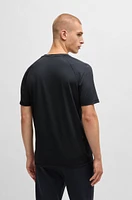 Active slim-fit T-shirt with decorative reflective details