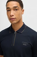 Porsche x BOSS stretch-cotton polo shirt