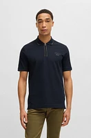 Porsche x BOSS stretch-cotton polo shirt