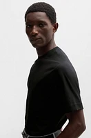 Regular-fit T-shirt with structured body