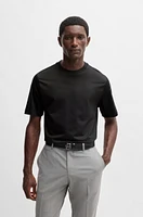 Regular-fit T-shirt with structured body