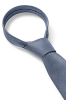 Silk-blend tie with jacquard pattern