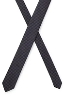 Formal tie with all-over jacquard pattern