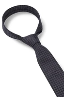 Formal tie with all-over jacquard pattern