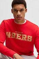 BOSS x NFL regular-fit sweatshirt with special branding