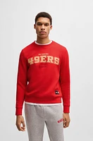 BOSS x NFL regular-fit sweatshirt with special branding