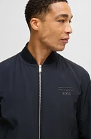 Porsche x BOSS canvas jacket with stripe trims