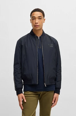 Porsche x BOSS canvas jacket with stripe trims