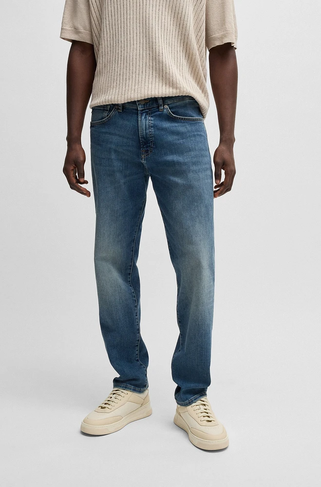 Maine regular-fit jeans blue super-stretch denim