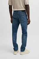 Maine regular-fit jeans blue super-stretch denim