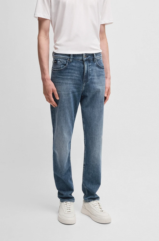 Maine regular-fit jeans super-soft blue denim