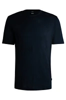 Mercerized-cotton T-shirt with Double B monograms