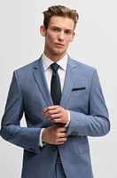 Slim-fit shirt easy-iron cotton poplin