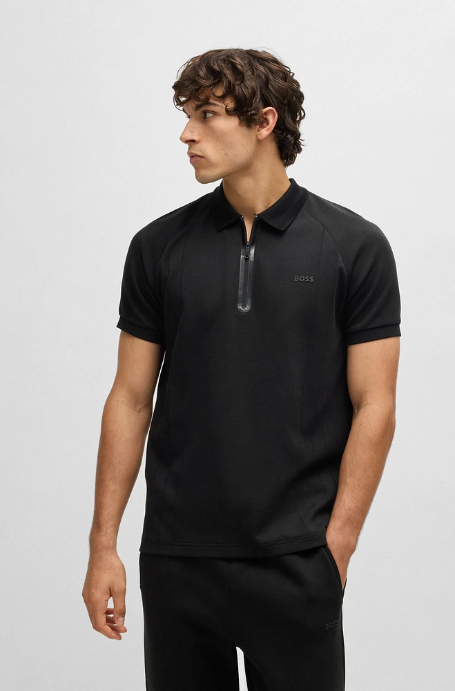 polo shirt drop-needle stretch fabric