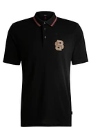 BOSS x Creation of the Gods mercerised-cotton polo shirt