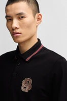 BOSS x Creation of the Gods mercerised-cotton polo shirt