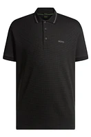 Paddy polo shirt cotton jacquard