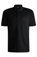 BOSS - Paddy polo shirt cooling cotton Black