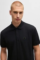 BOSS - Paddy polo shirt cooling cotton Black