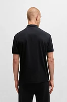 BOSS - Paddy polo shirt cooling cotton Black