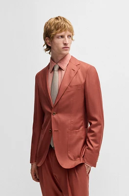 Slim-fit suit jacket cashmere, wool and silk