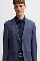 Slim-fit shirt performance-stretch jacquard