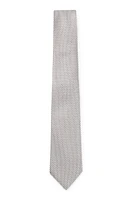 Patterned tie in Italian-made silk jacquard