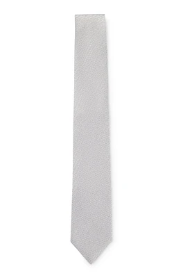 Mouliné tie in Italian silk jacquard