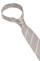 Striped tie in Italian-made silk