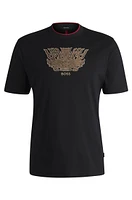 BOSS x Creation of the Gods T-shirt with Taotie embroidery