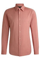 Slim-fit shirt Italian-made cotton-cashmere twill