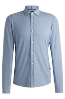 Slim-fit shirt stretch-cotton jersey