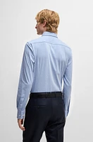 Slim-fit shirt a stretch-cotton