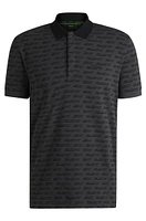 Paddy polo shirt printed stretch cotton