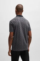 Paddy polo shirt printed stretch cotton