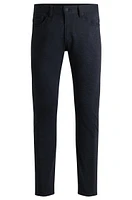 Delaware slim-fit trousers two-tone stretch jersey