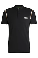 BOSS x Matteo Berrettini active polo shirt with moisture control