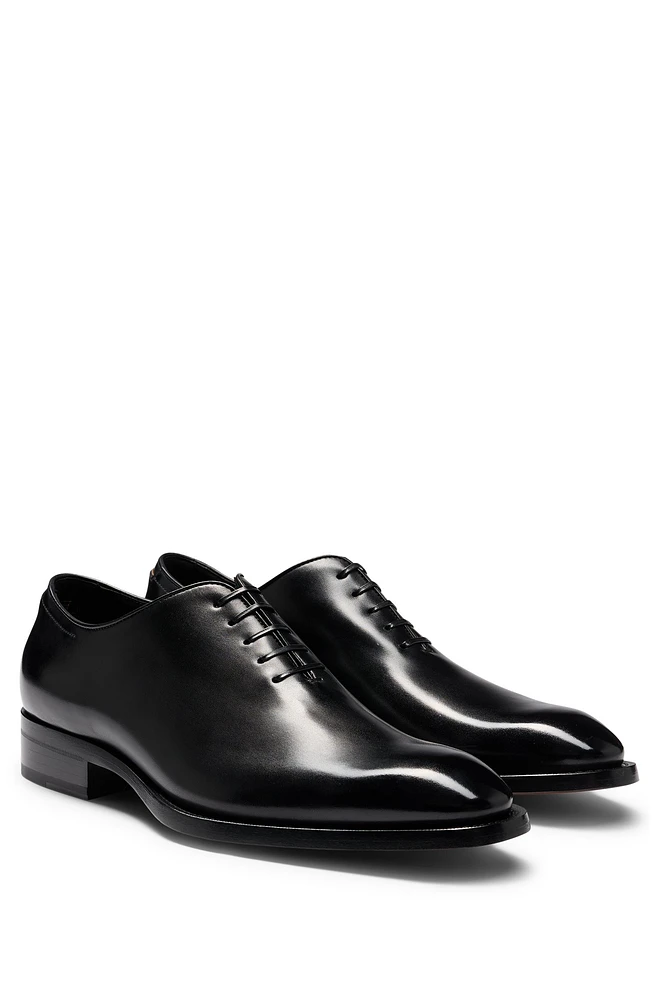 Italian-made Oxford shoes burnished leather
