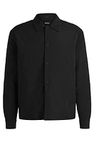 Relaxed-fit overshirt with lightweight padding