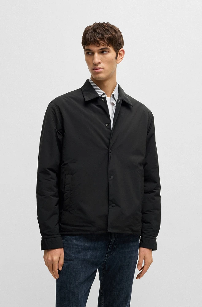 Relaxed-fit overshirt with lightweight padding