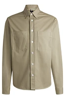 Relaxed-fit shirt cotton twill