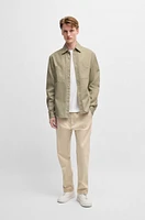 Relaxed-fit shirt cotton twill