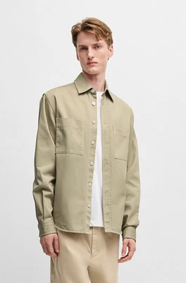 Relaxed-fit shirt cotton twill