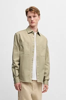 Relaxed-fit shirt cotton twill