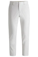 Slim-fit trousers washable stretch cotton