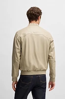 BOSS x ASTON MARTIN nappa-leather jacket with perforated details